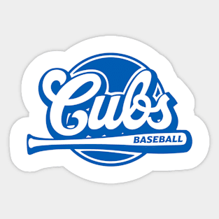 Cubs up to Bat Sticker